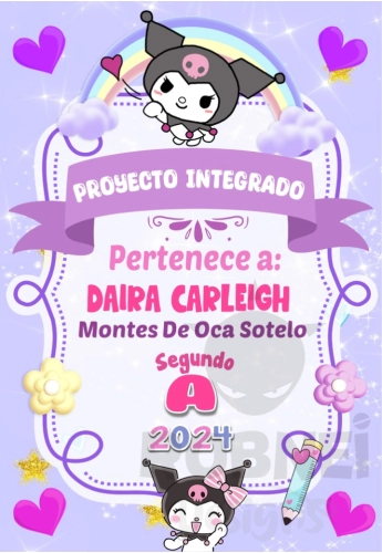 PROYECTO INTEGRADO  Kuromi-Caratula